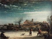 REMBRANDT Harmenszoon van Rijn, Winter Landscape